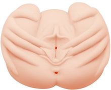 Load image into Gallery viewer, Hands-On Vagina And Anal Masturbator (Flesh)

