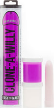 Load image into Gallery viewer, Clone A Willy Kit Penis Molding Set DIY Hens Couples Neon Purple Vibrator Dildo
