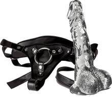 Load image into Gallery viewer, Strap-on Harness With 7&quot; Dong (clear)
