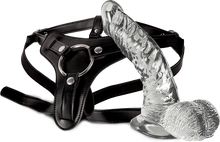 Load image into Gallery viewer, Strap-on Harness With 5&quot; Dong (clear)
