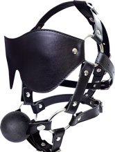 Load image into Gallery viewer, Eye Mask Harness With Ball Gag
