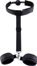 Load image into Gallery viewer, Wrist Cuffs With Ball Gag
