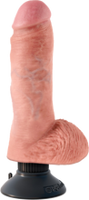 Load image into Gallery viewer, 8&quot; Vibrating Cock With Balls (Flesh)
