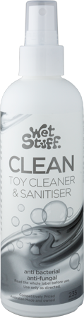 Wet Stuff Clean Sex Toy Cleaner Anti-Bacterial Sanitizer Anti-Fungal 235g