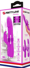 Load image into Gallery viewer, Pretty Love Dorothy Thrusting G Spot Rabbit Vibrator USB Telescopic Sex Toy
