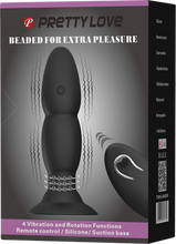 Load image into Gallery viewer, Beaded For Extra Pleasure Remote Butt Plug
