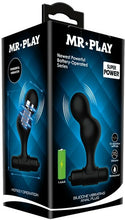 Load image into Gallery viewer, Silicone Anal Vibro Plug (Black)
