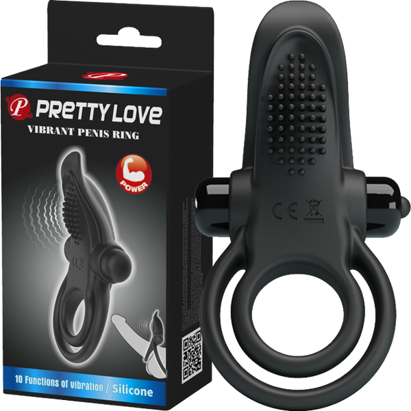 Vibrant Penis Ring (Black)