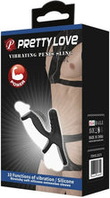 Load image into Gallery viewer, Vibrating Penis Sling (Black)
