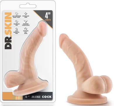4 Inch Mini Cock (Beige) - LOVEBEE