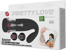 Load image into Gallery viewer, Rechargeable Breton Masturbator (Black)
