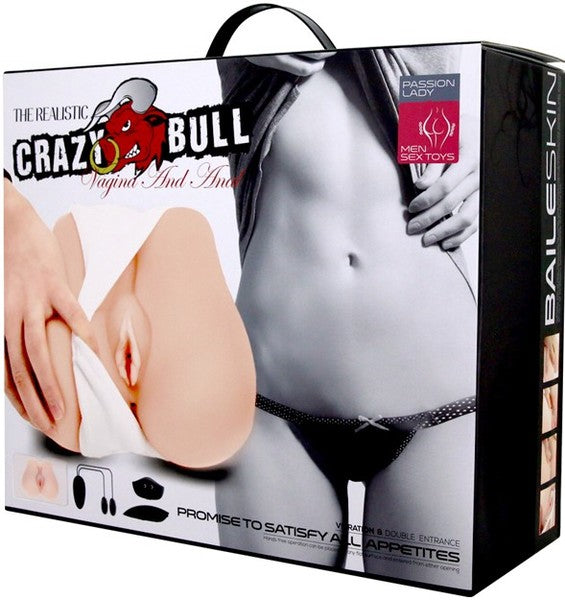 Crazy Bull Missionary Vagina Anal Vibrating Male Masturbator