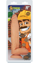 Load image into Gallery viewer, Tradie Dildo - Peppie 11&quot; Flesh
