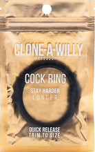 Load image into Gallery viewer, Clone-A-Willy Cock Ring (Black)
