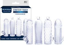 Load image into Gallery viewer, Seductive Tickler Sleeve 4 Pack (clear)
