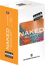 Load image into Gallery viewer, Four Seasons Naked Allsorts Condoms 20&#39;s Width 52-54mm
