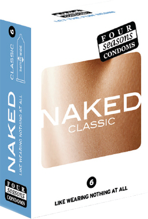 Four Seasons Naked Classic Condoms 6's