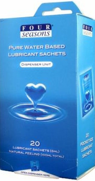 20PK Water Based Lube Sachets (5ML) - LOVEBEE