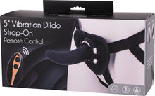 Load image into Gallery viewer, Seven Creations 5&quot; Vibrating Dildo Strap-On Harness Set USB Couples Sex Toy
