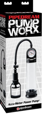 Accu-Meter Power Pump (Clear/Black) - LOVEBEE