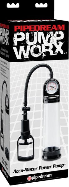 Accu-Meter Power Pump (Clear/Black) - LOVEBEE