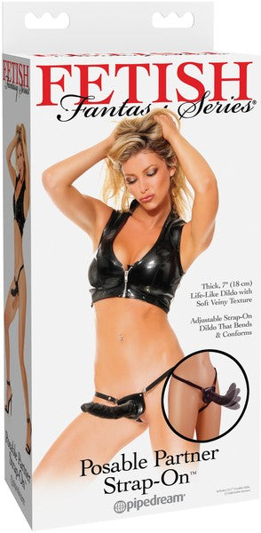 Posable Partner Strap-On (Black)