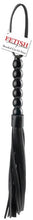 Load image into Gallery viewer, Beaded Cat-O-Nine Tails (Black)
