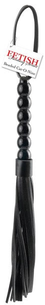 Beaded Cat-O-Nine Tails (Black)