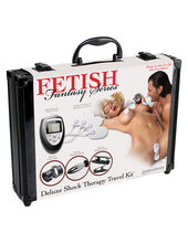 Load image into Gallery viewer, Fetish Fantasy Series Deluxe Shock Therapy Travel Kit - Black/Silver/White
