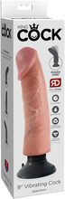 Load image into Gallery viewer, 9&quot; Vibrating Cock (Flesh)
