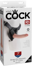 Load image into Gallery viewer, Strap On Harness With 7&quot; Cock (Flesh)
