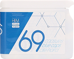 69 Capsules Blue Caps Die Hard - LOVEBEE