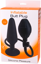 Load image into Gallery viewer, Inflatable Butt Plug- Large (Black)
