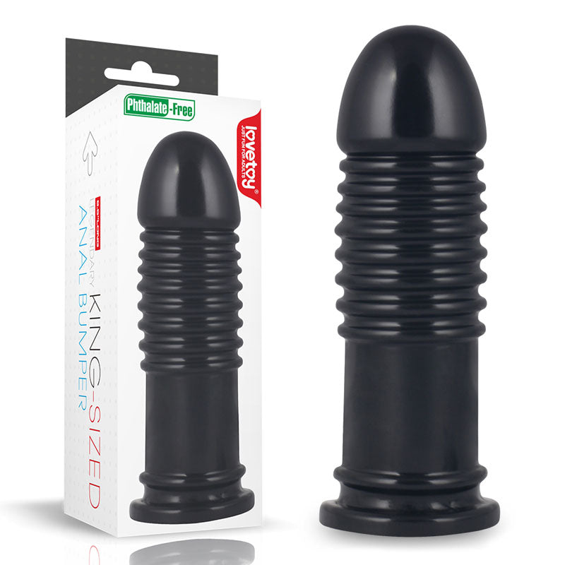Lovetoy King Sized 8'' Anal Bumper Butt Plug Large Dildo Sex Toy