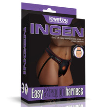 Load image into Gallery viewer, Lovetoy Ingen Easy Strap-On Harness Adjustable Unisex for Suction Cup Dildo
