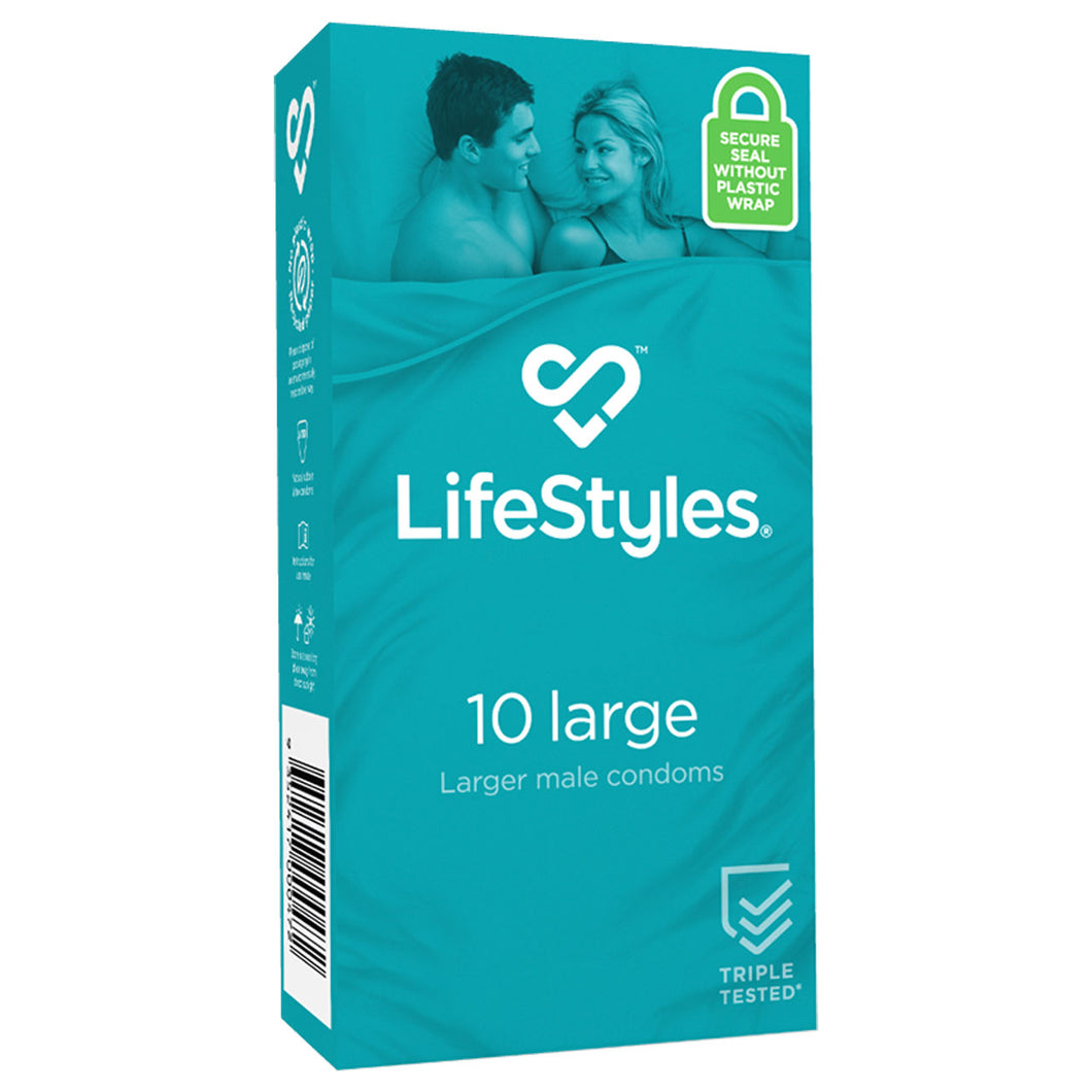 Lifestyles Large 10's Male Condoms