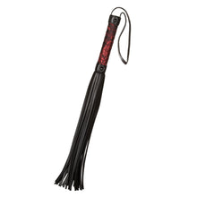 Load image into Gallery viewer, Scandal Flogger Black Bondage Whip BDSM
