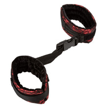 Load image into Gallery viewer, Scandal Control Cuffs Red &amp; Black Adjustable wrists or ankles
