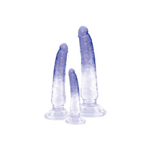 Load image into Gallery viewer, Parti Sapphire 3 in 1 Kit - Transparent Purple Dildo
