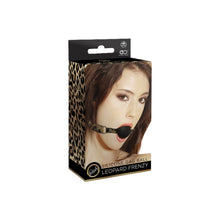Load image into Gallery viewer, Leopard PU Leather with Silicone Ball Gag
