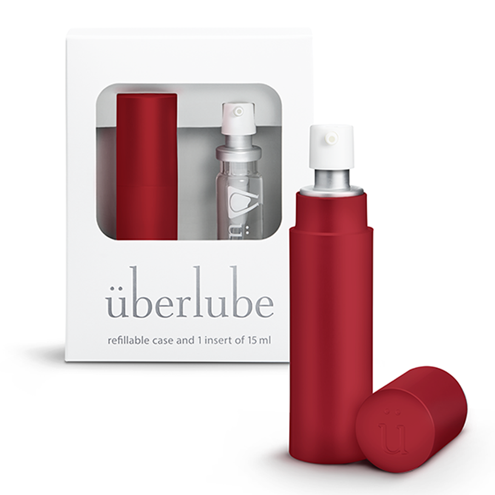 Uberlube Good-to-Go Red Personal Lubricant Spray Silicone Based Sex Lube
