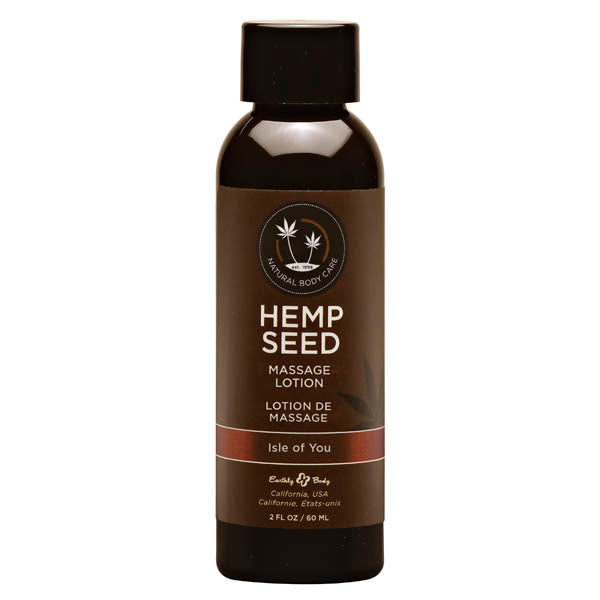 EARTHLY BODY Hemp Seed Massage Lotion Dreamsicle Tangerine & Plum Scented 59ml