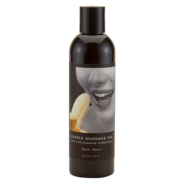 EARTHLY BODY Edible Massage Oil Banana Flavoured 237ml