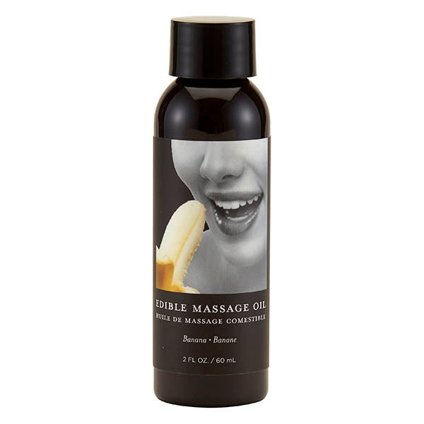 EARTHLY BODY Edible Massage Oil Banana Flavoured 59ml