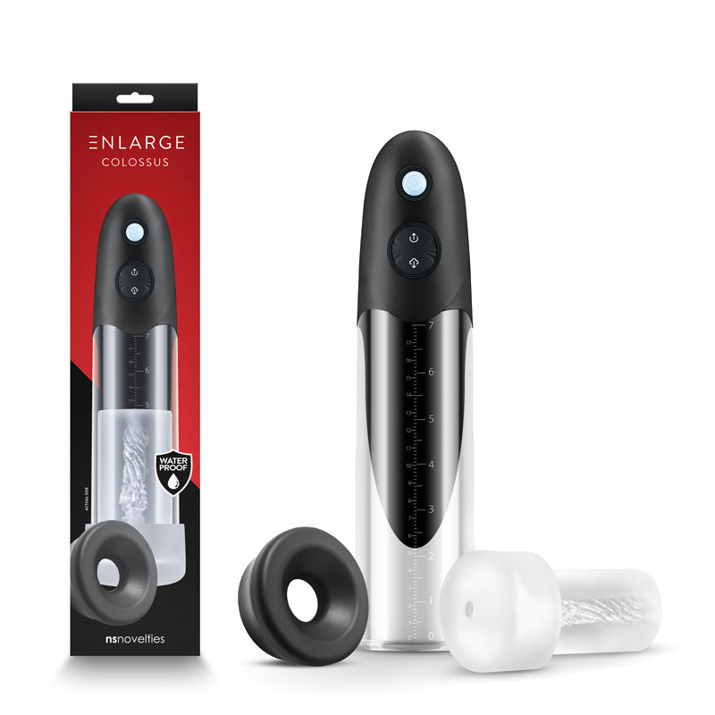 Enlarge Colossus Penis Pump AUTOMATIC Enlarger USB Male Cock Extender Sex Toy