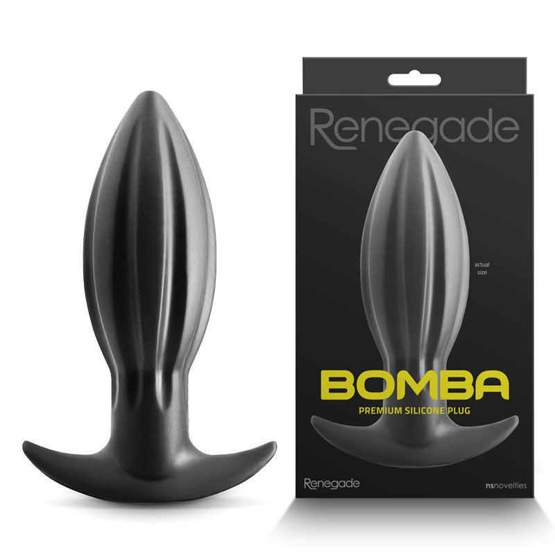 Renegade Bomba - Black - Large Anal Butt Plug