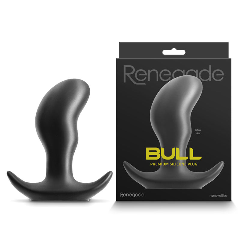 Renegade Bull - Black - Small Anal Butt Plug