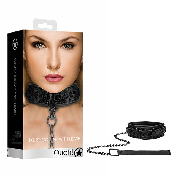Ouch! Luxury Collar with Leash