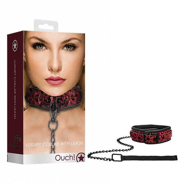 Ouch! Luxury Collar with Leash