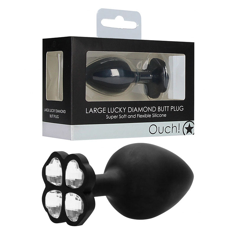 OUCH! Large Lucky Diamond Butt Plug
